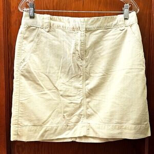 J crew mini corduroy skirt